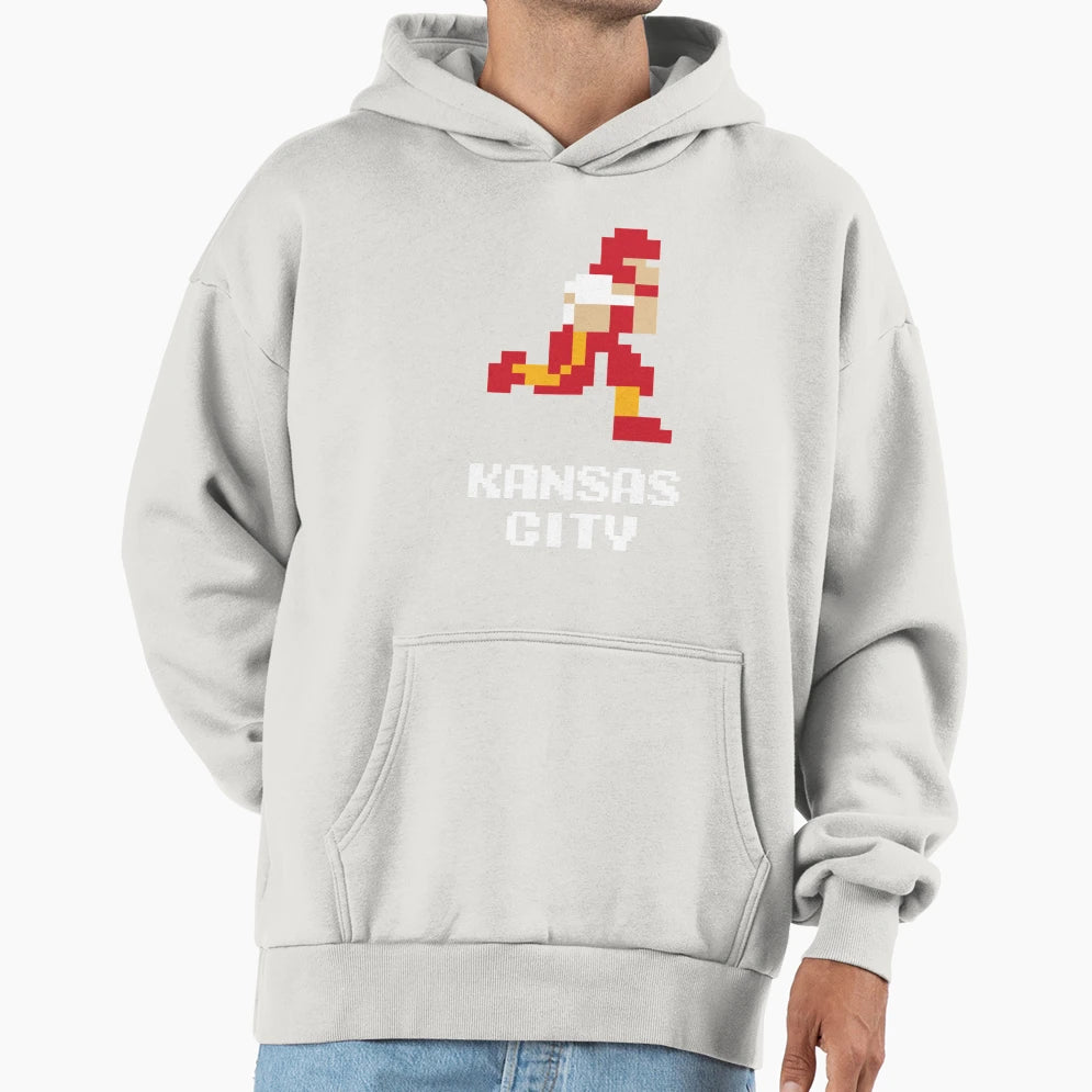 8 Bit Kansas City Football 1 T-Shirt - Casual Everyday Wear Unisex - T-Shirt, Sweatshirt, Hoodie
