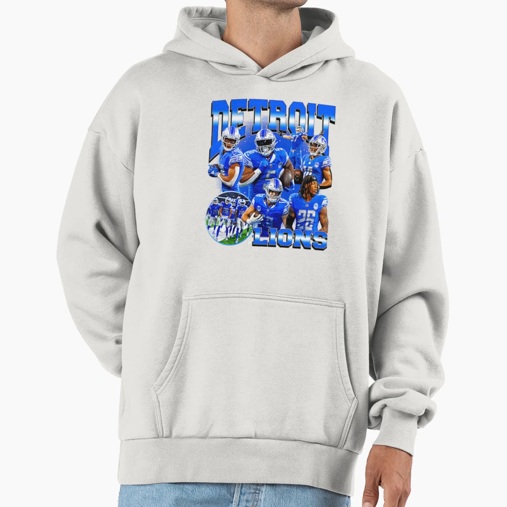 Football Detroit Lions Hoodie - Trendy Graphic for Adults - T-Shirt, Sweatshirt, Hoodie