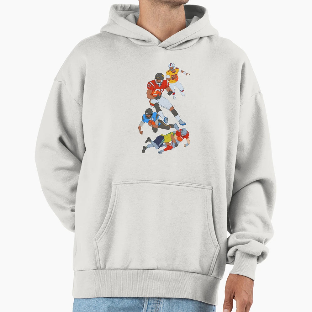 American Football Funny Hoodie - Trendy Graphic Men Women - T-Shirt, Sweatshirt, Hoodie