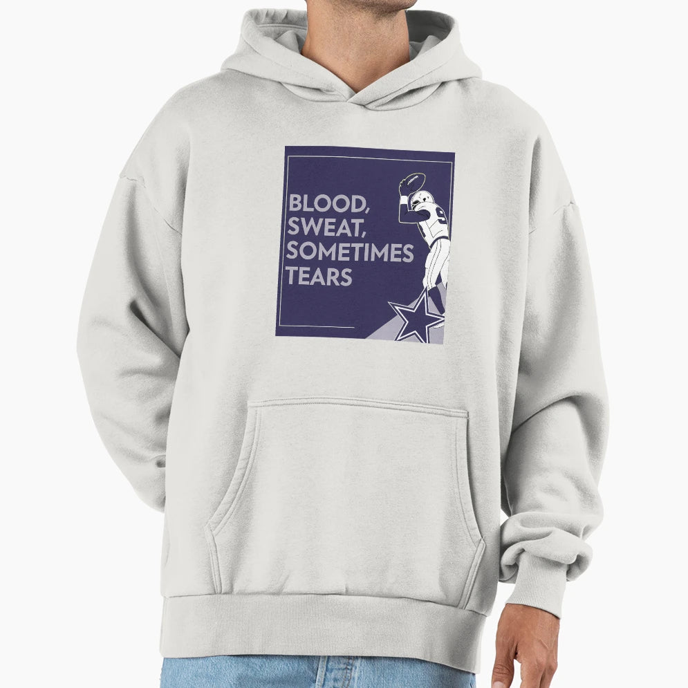 Determination Blood Sweat Striving Hoodie - Streetwear Style for Adults - T-Shirt, Sweatshirt, Hoodie