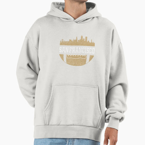 49Ers Football Fan San Francisco Skyline Hoodie - Trendy Graphic Men Women - T-Shirt, Sweatshirt, Hoodie