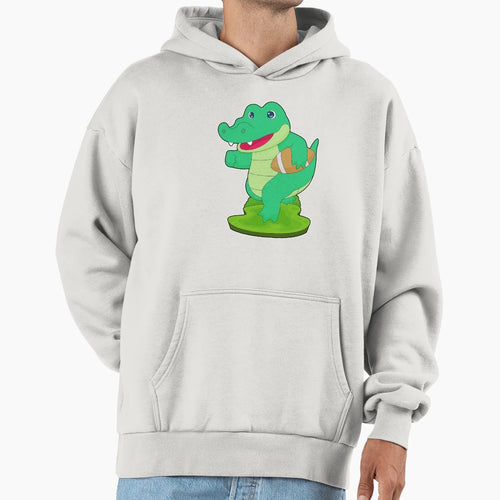 Crocodile American Football Sports Hoodie - Casual Everyday Wear Unisex - T-Shirt, Sweatshirt, Hoodie