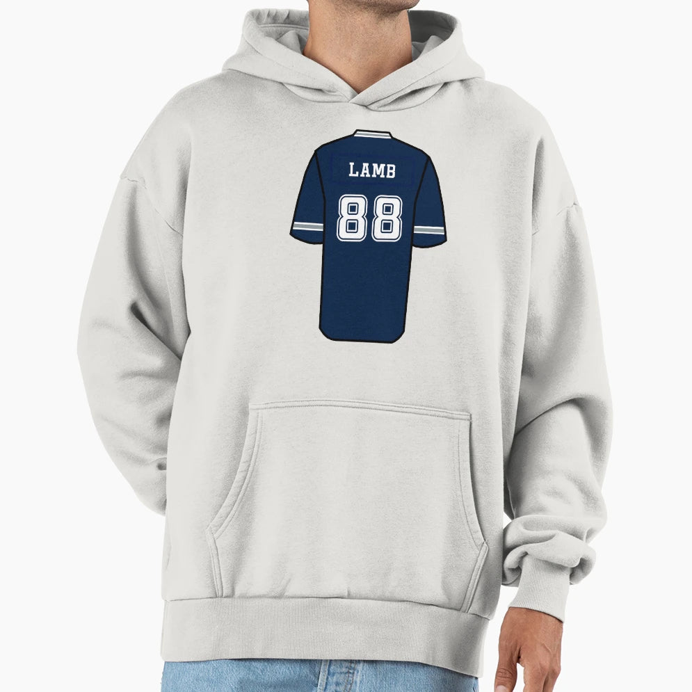 Lamb Jersey Hoodie - Casual Everyday Wear for Adults - T-Shirt, Sweatshirt, Hoodie