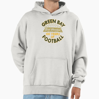 Green Bay Football Fan 1919 100 Hoodie - Minimalist Print for Adults - T-Shirt, Sweatshirt, Hoodie