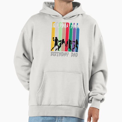 American Football Theme Football Hoodie - Fun Novelty Design Unisex - T-Shirt, Sweatshirt, Hoodie