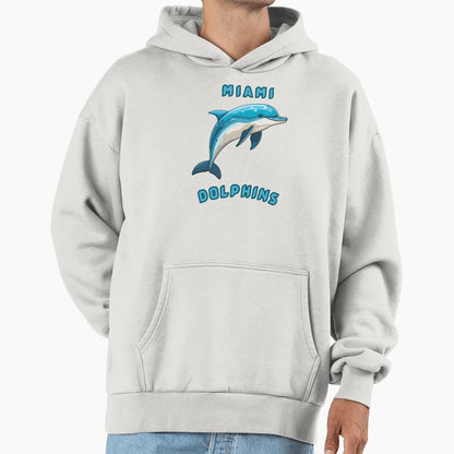 Back Miami Dolphins Hoodie - Fun Novelty Design Men Women - T-Shirt, Sweatshirt, Hoodie
