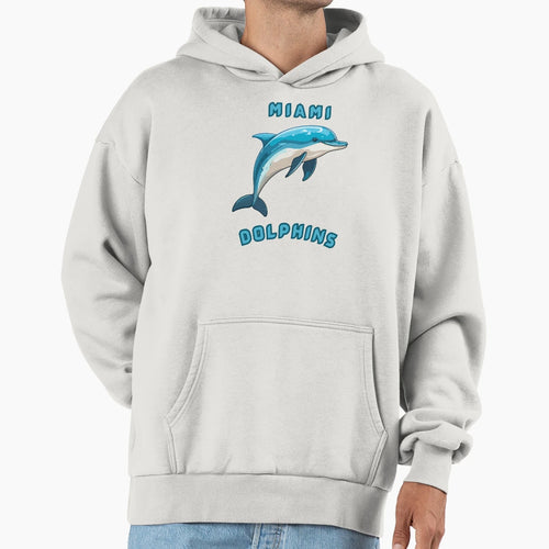 Back Miami Dolphins Hoodie - Fun Novelty Design Men Women - T-Shirt, Sweatshirt, Hoodie