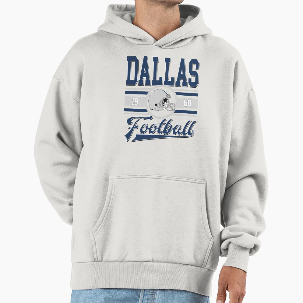 Dallas Football Hoodie - Custom Art Print for Adults - T-Shirt, Sweatshirt, Hoodie