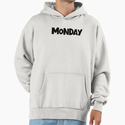 Monday Day Week Minimalist Funny Monday Gear Hoodie - Trendy Graphic Unisex - T-Shirt, Sweatshirt, Hoodie