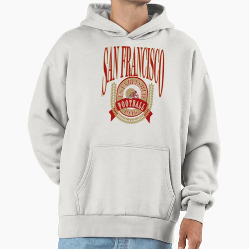Art San Francisco 49Ers Hoodie - Fun Novelty Design for Adults - T-Shirt, Sweatshirt, Hoodie