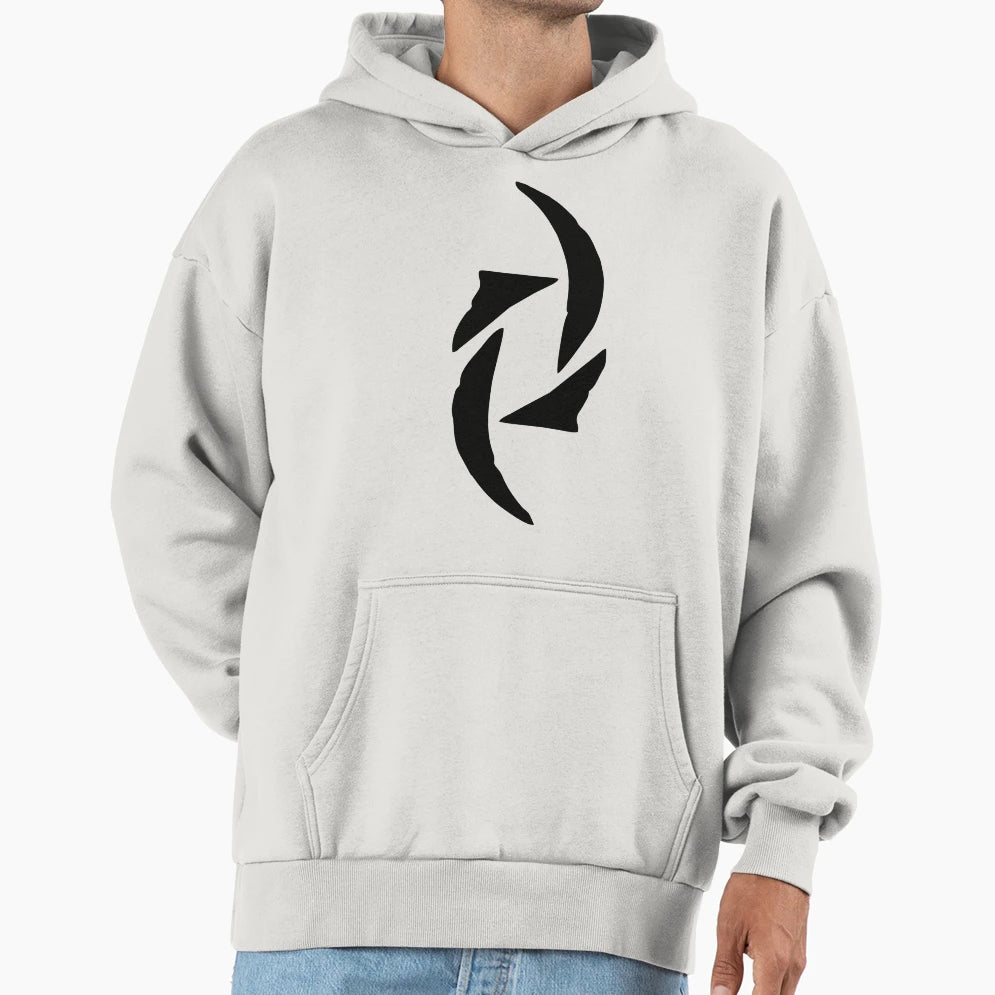 Black Logo Halestrom Hoodie - Trendy Graphic Unisex - T-Shirt, Sweatshirt, Hoodie