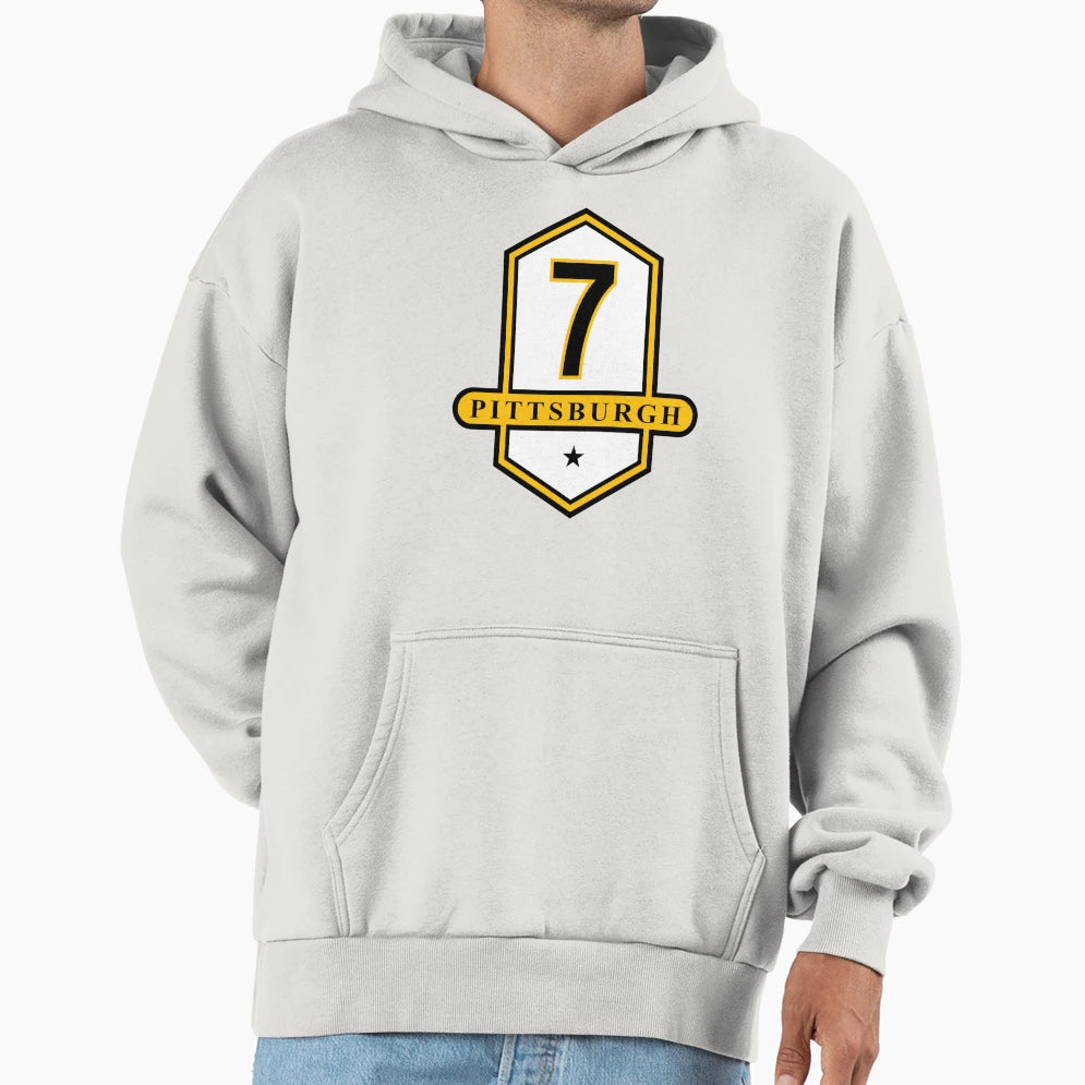 Big Ben White Emblem Hoodie - Custom Art Print Unisex - T-Shirt, Sweatshirt, Hoodie