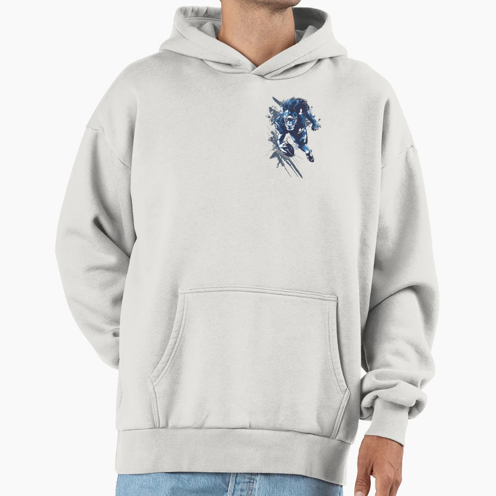 Detroit Lions Football 2 Hoodie - Custom Art Print Unisex - T-Shirt, Sweatshirt, Hoodie