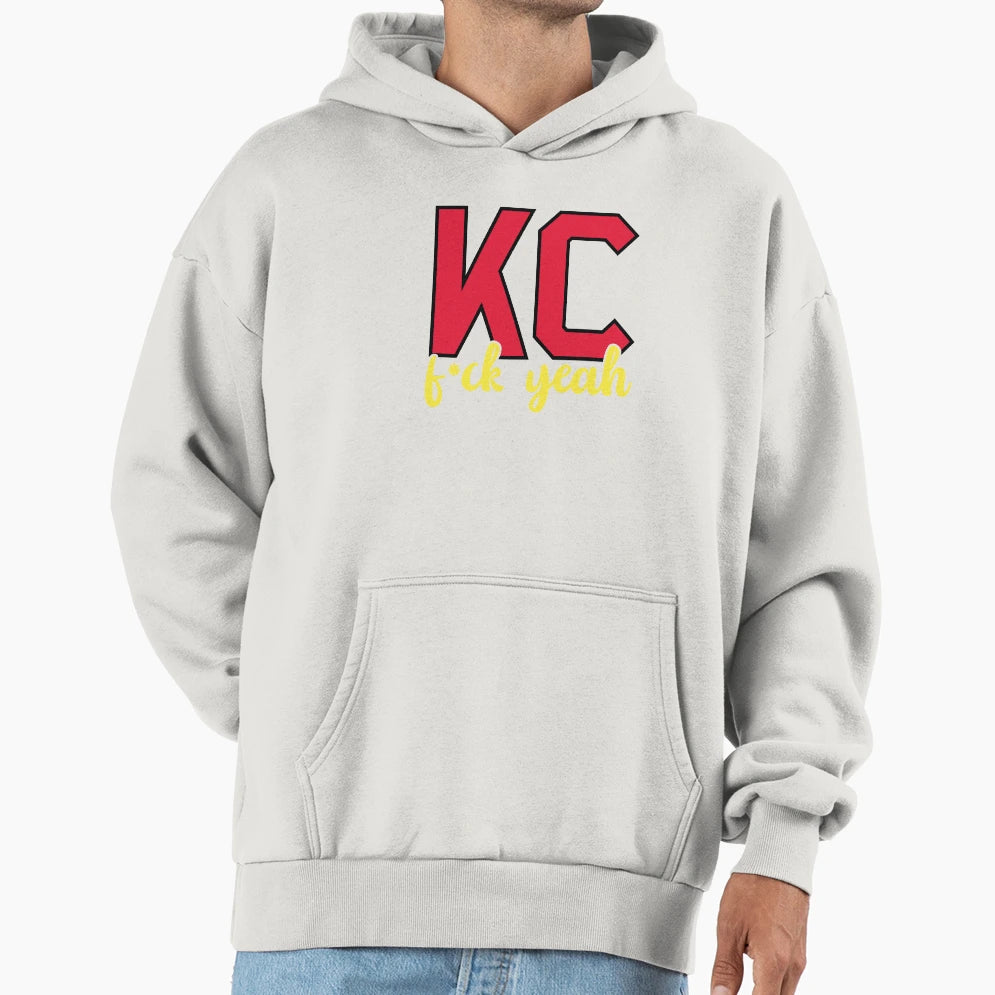 Kc F Yeah Hoodie - Minimalist Print Unisex - T-Shirt, Sweatshirt, Hoodie