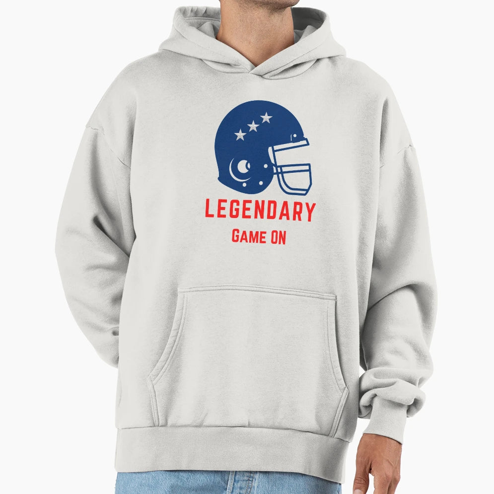 American Football Legendary Hoodie - Fun Novelty Design for Adults - T-Shirt, Sweatshirt, Hoodie