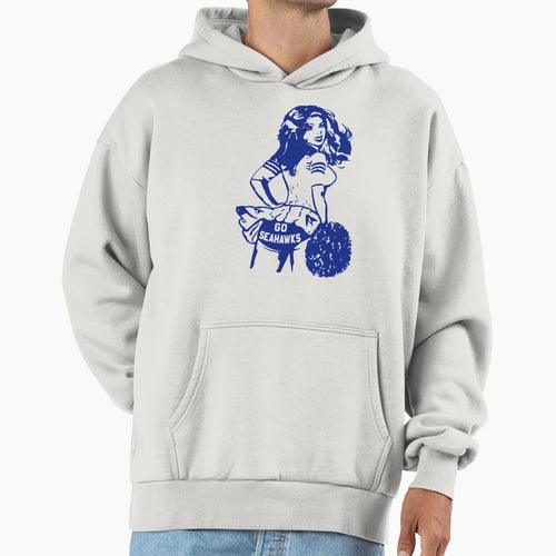 Go Seahawks Hoodie - Fun Novelty Design for Adults - T-Shirt, Sweatshirt, Hoodie