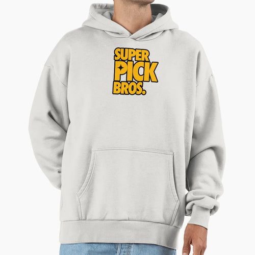 Super Pick Bros Original Hoodie - Unique Graphic for Adults - T-Shirt, Sweatshirt, Hoodie