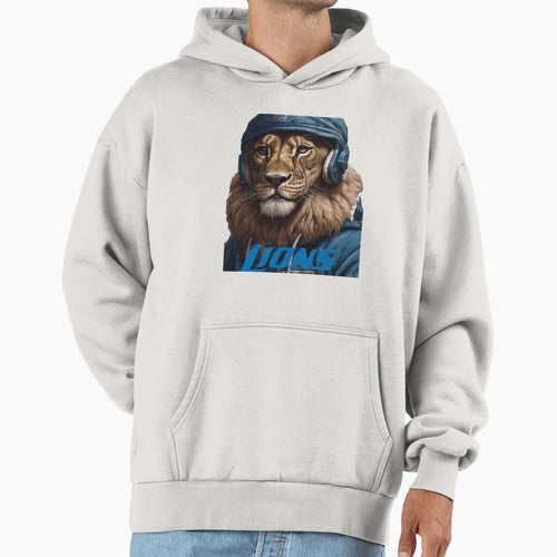 Detroit Lions Hoodie - Custom Art Print Men Women - T-Shirt, Sweatshirt, Hoodie