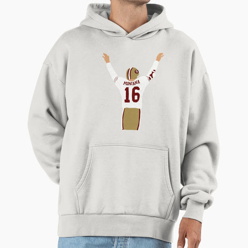 Inspired Joe Montana Hoodie - Unique Graphic for Adults - T-Shirt, Sweatshirt, Hoodie