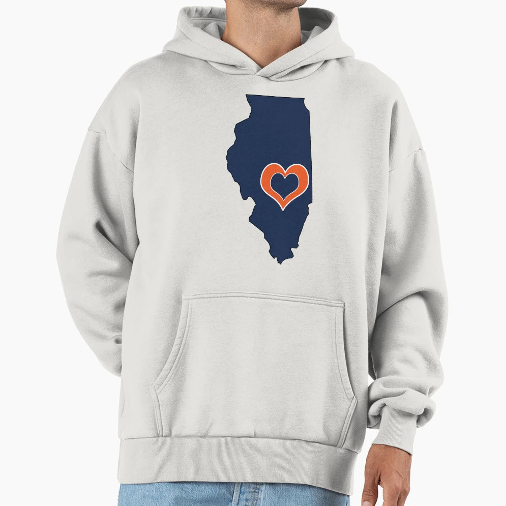 Copy Illinois Hoodie - Aesthetic Graphic Men Women - T-Shirt, Sweatshirt, Hoodie
