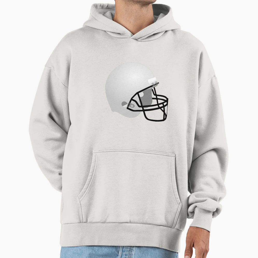 American Football Helmet Hoodie - Minimalist Print Men Women - T-Shirt, Sweatshirt, Hoodie
