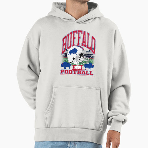 Buffalo Football Gridiron Legacy V2 Hoodie - Unique Graphic for Adults - T-Shirt, Sweatshirt, Hoodie