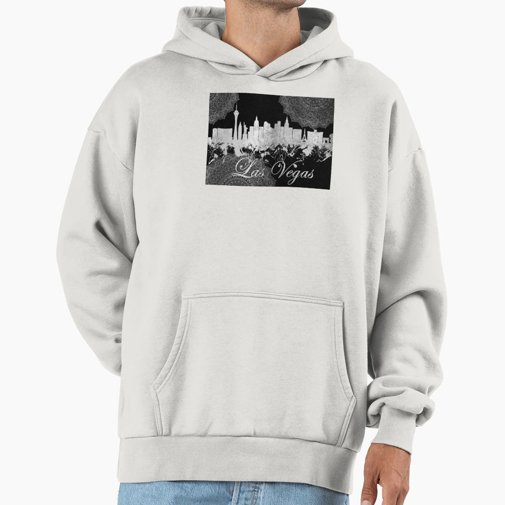 Las Vegas Nevada Skyline 53 Hoodie - Aesthetic Graphic for Adults - T-Shirt, Sweatshirt, Hoodie
