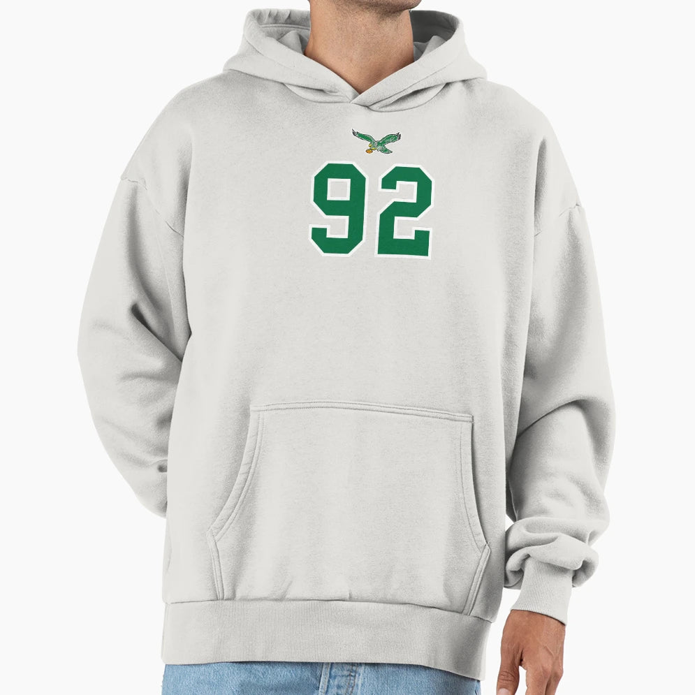 White Reggie 92 Hoodie - Aesthetic Graphic Men Women - T-Shirt, Sweatshirt, Hoodie