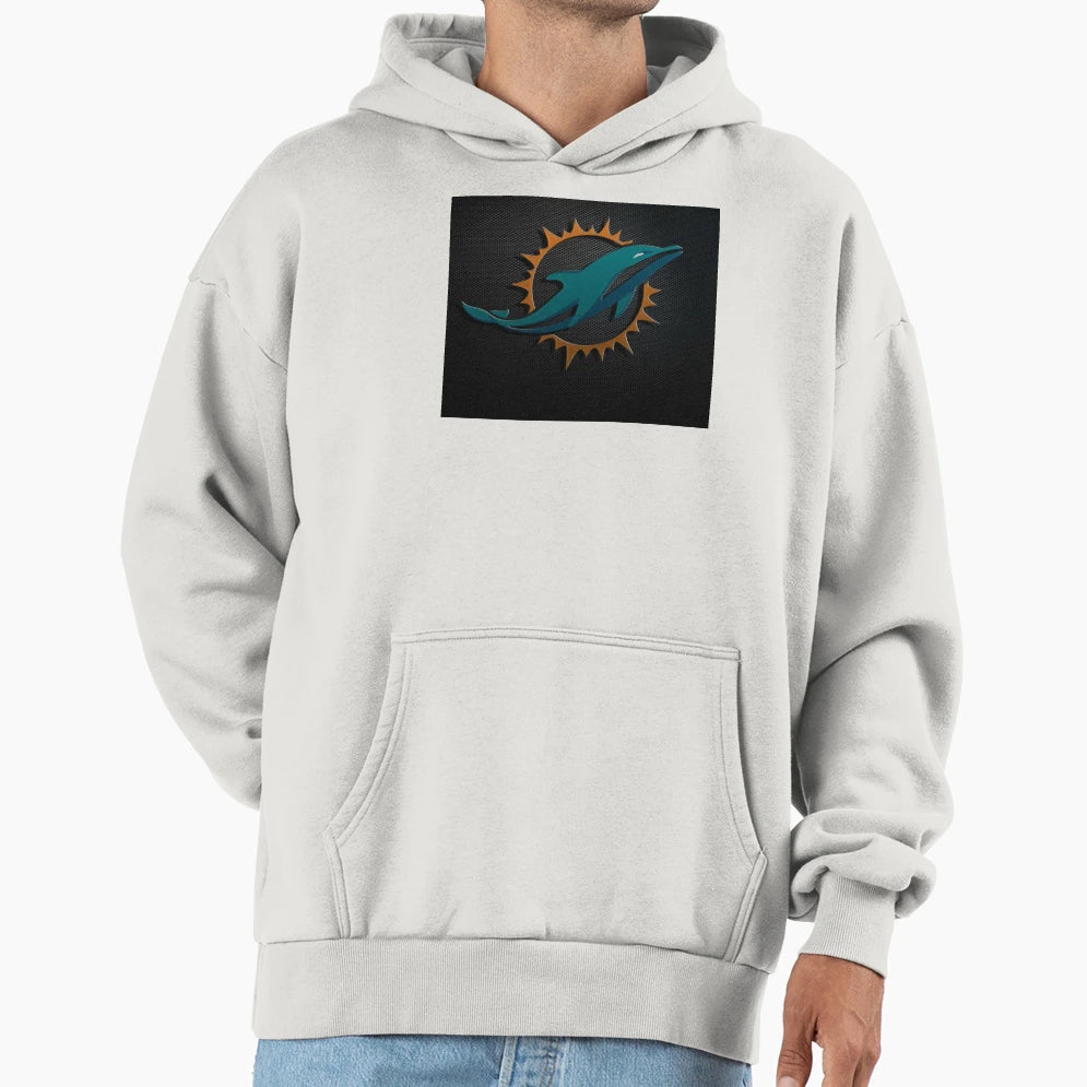 Dolphin Sun Hoodie - Trendy Graphic Unisex - T-Shirt, Sweatshirt, Hoodie