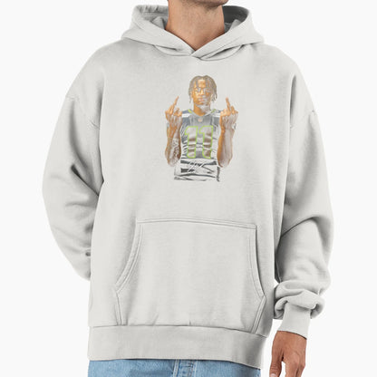 Jaxon Smith Njigba Middle Finger Hoodie - Unique Graphic Unisex - T-Shirt, Sweatshirt, Hoodie