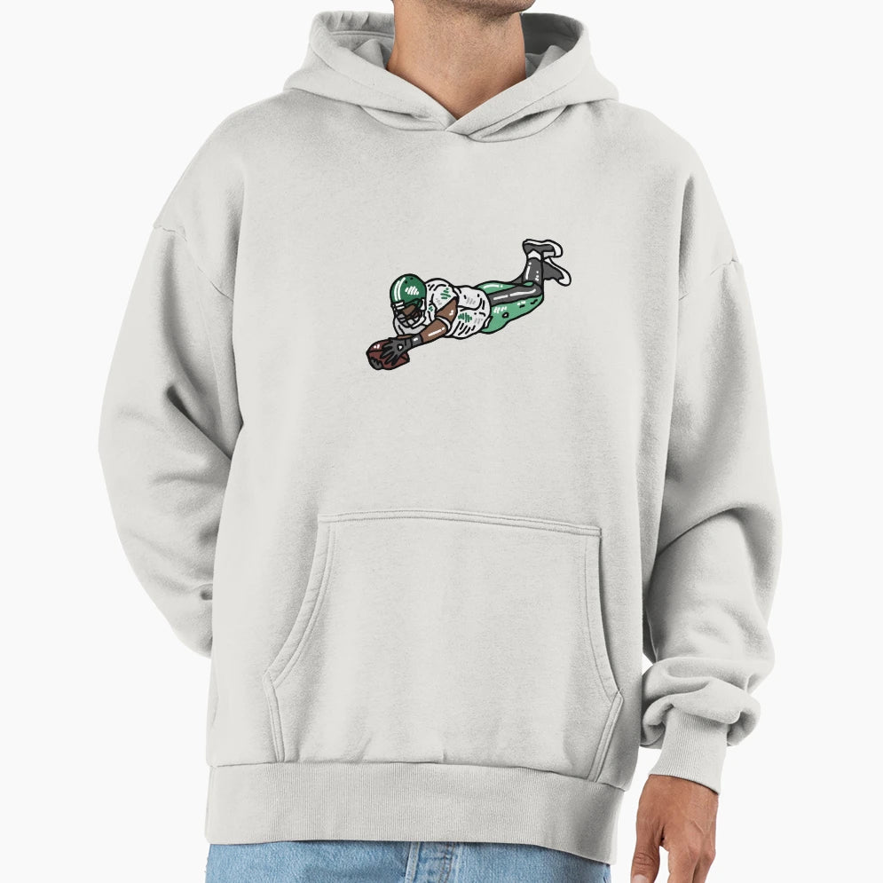 American Football Player Hoodie - Trendy Graphic for Adults - T-Shirt, Sweatshirt, Hoodie