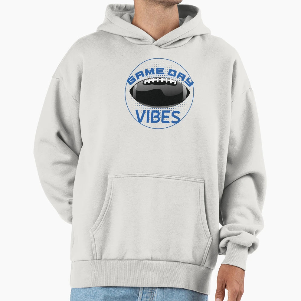 Copy Game Day Vibes Hoodie - Graphic Print Unisex - T-Shirt, Sweatshirt, Hoodie
