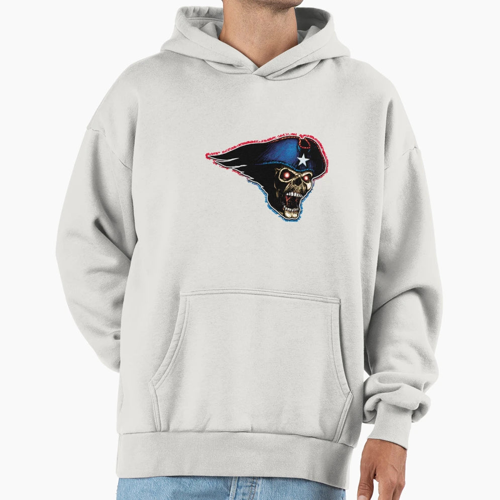 Zombie Patriot Hoodie - Fun Novelty Design for Adults - T-Shirt, Sweatshirt, Hoodie