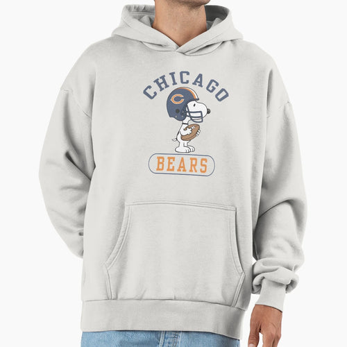 Chicago Bears Game Day Snoopy Inspired Hoodie - Custom Art Print Men Women - T-Shirt, Sweatshirt, Hoodie