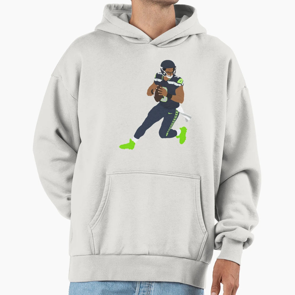 Seahawks Russel Hoodie - Fun Novelty Design Men Women - T-Shirt, Sweatshirt, Hoodie