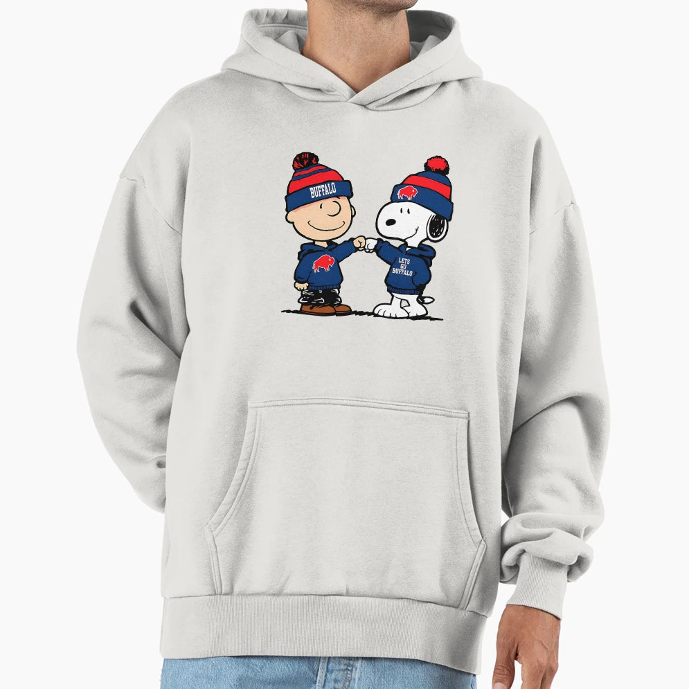 Snoopy Buffalo Bills Hoodie - Streetwear Style Men Women - T-Shirt, Sweatshirt, Hoodie