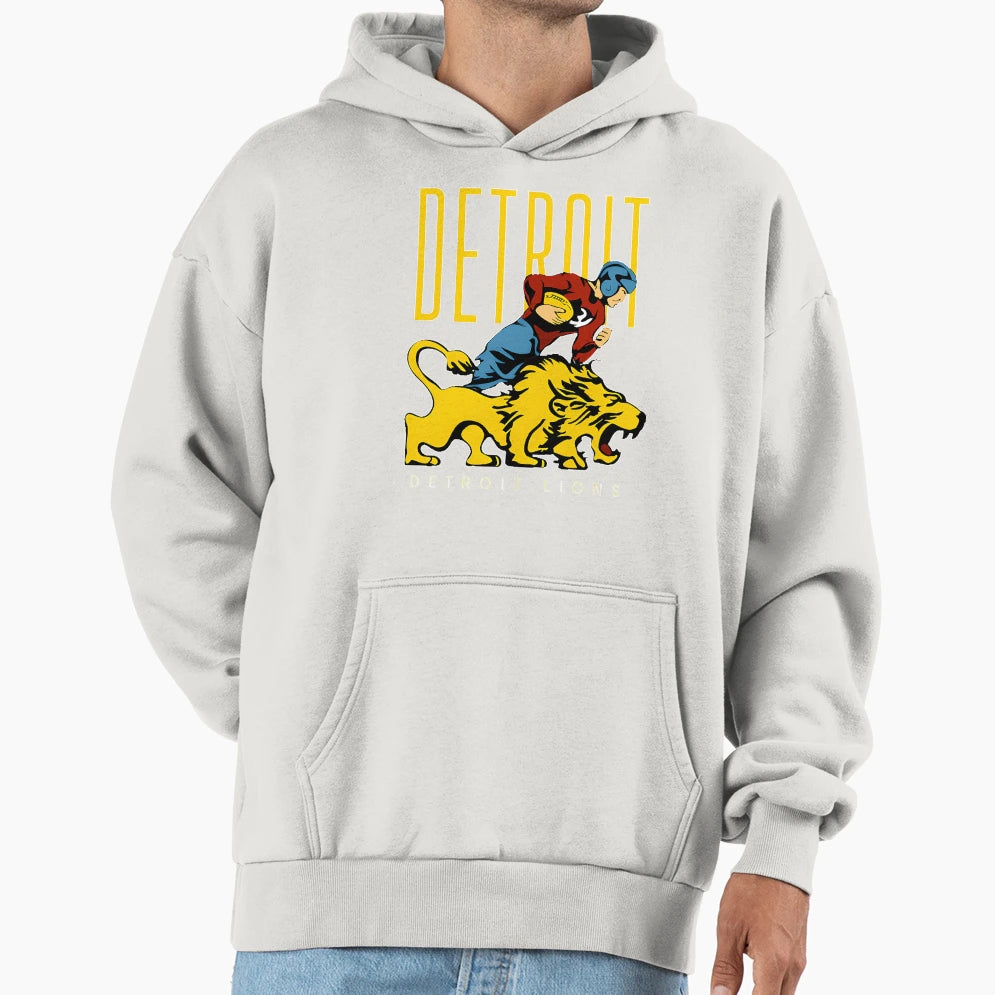 Detroit Lions Hoodie - Unique Graphic Unisex - T-Shirt, Sweatshirt, Hoodie