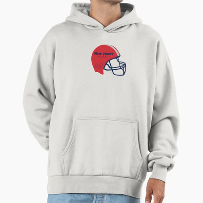 Newark New Jersey Nj Football Helmet Hoodie - Streetwear Style Men Women - T-Shirt, Sweatshirt, Hoodie