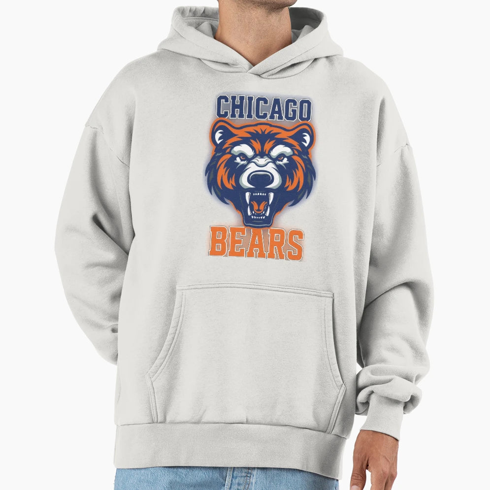 Chicago Bears Football Team 1 Hoodie - Novelty Apparel Unisex - T-Shirt, Sweatshirt, Hoodie