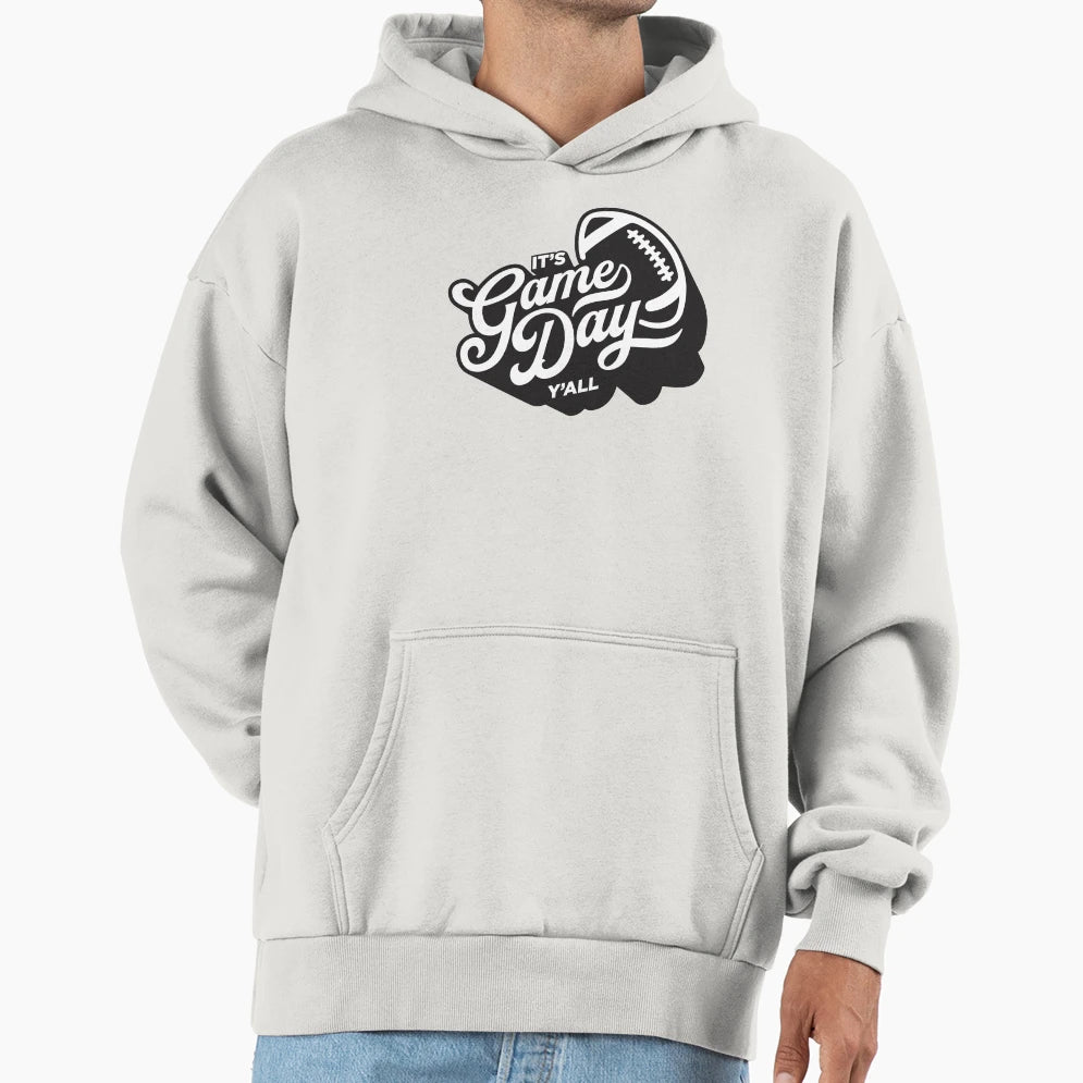 Its Game Day Yall Soccer Mom Soccer Hoodie - Minimalist Print for Adults - T-Shirt, Sweatshirt, Hoodie