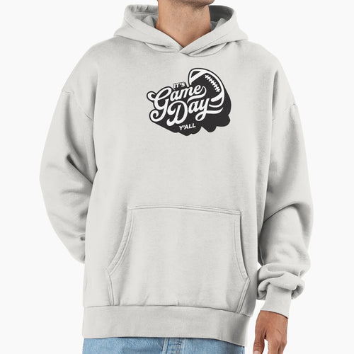 Its Game Day Yall Soccer Mom Soccer Hoodie - Minimalist Print for Adults - T-Shirt, Sweatshirt, Hoodie