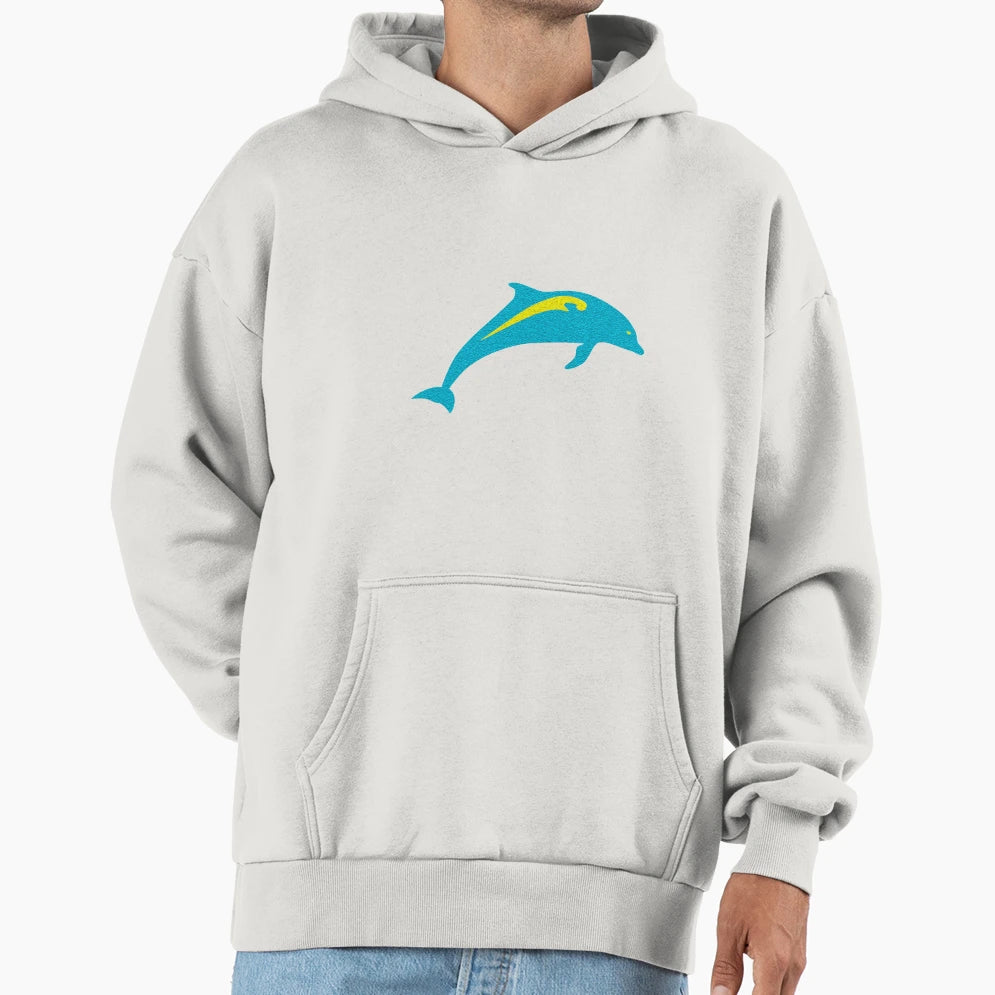 Dolphin Hoodie - Unique Graphic Unisex - T-Shirt, Sweatshirt, Hoodie