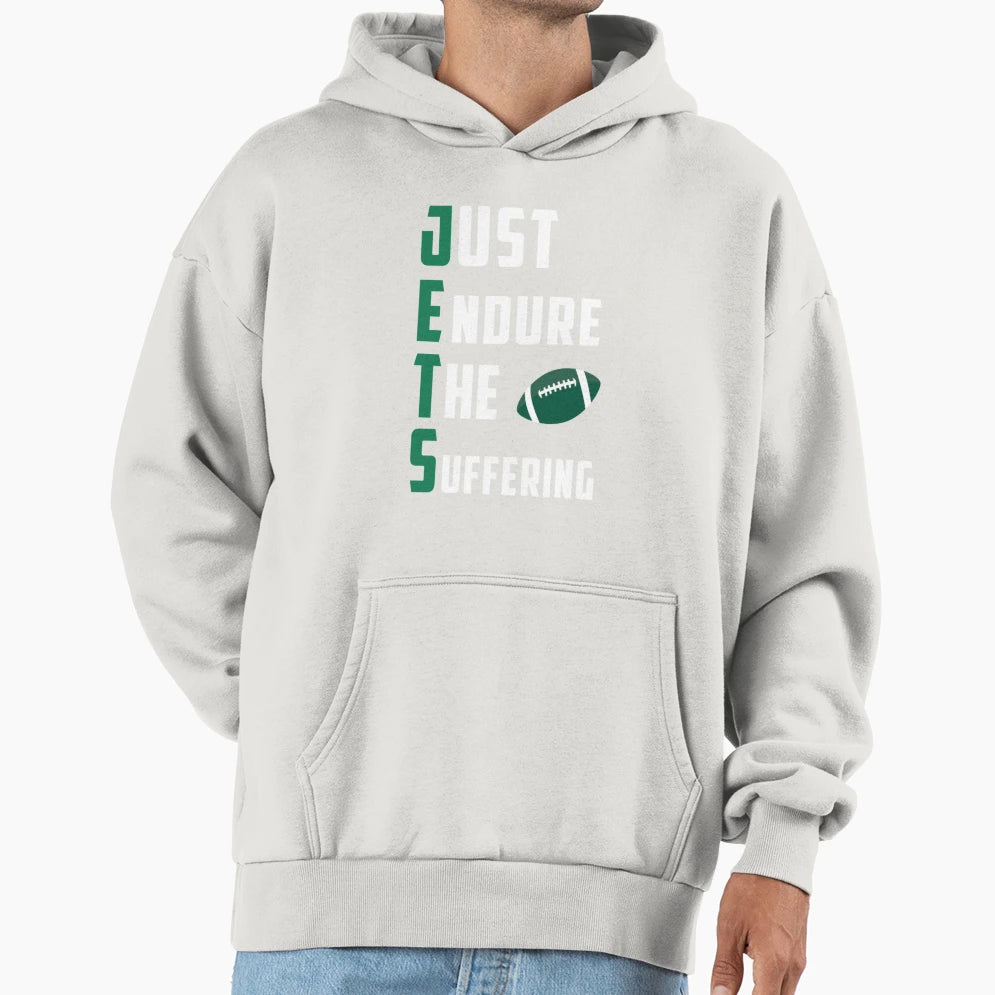 Just Endure Suffering Funny Gift Hoodie - Fun Novelty Design for Adults - T-Shirt, Sweatshirt, Hoodie