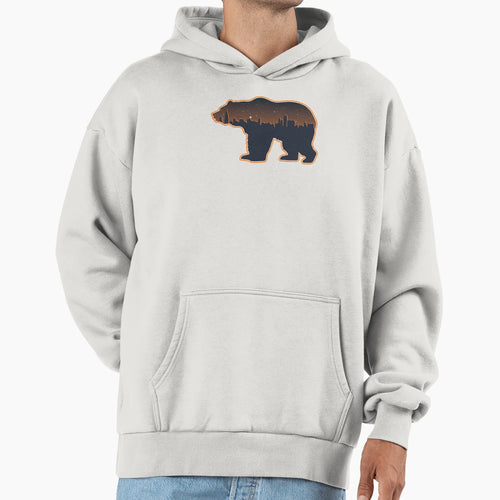 Chicago Bears Chicago Illinois Skyline Hoodie - Unique Graphic Unisex - T-Shirt, Sweatshirt, Hoodie