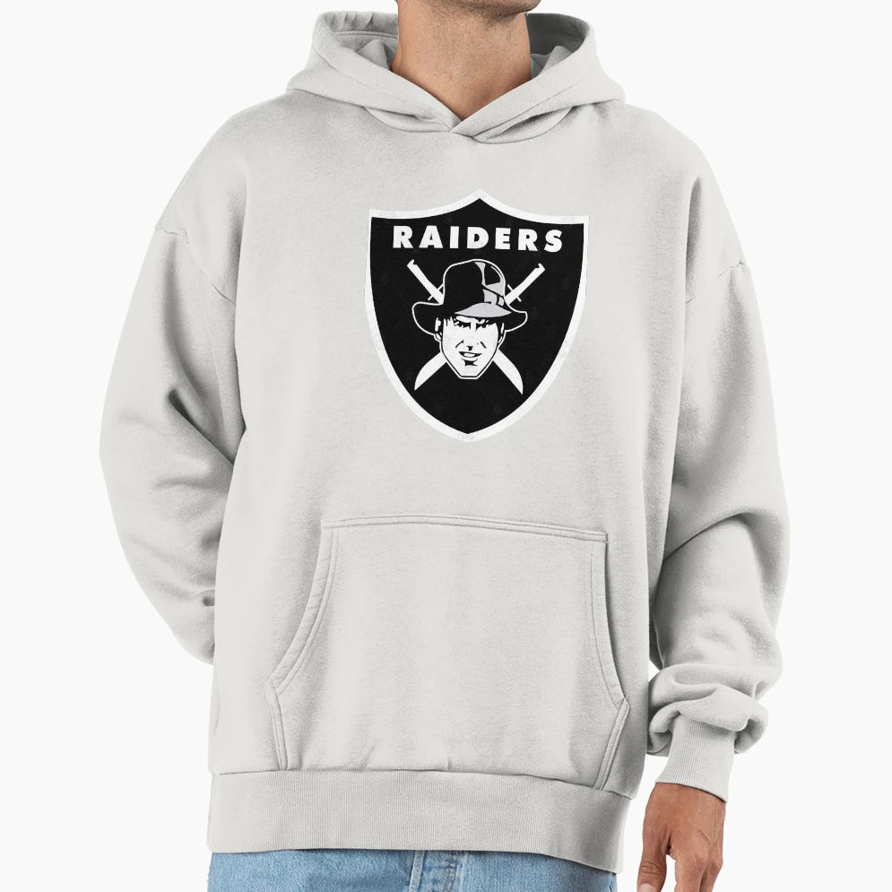 Raiders Indiana Hoodie - Custom Art Print Men Women - T-Shirt, Sweatshirt, Hoodie