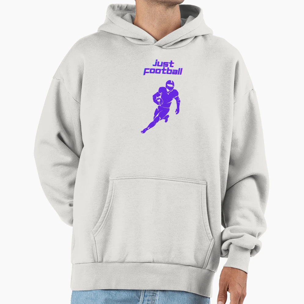Football Player Hoodie - Casual Everyday Wear Men Women - T-Shirt, Sweatshirt, Hoodie