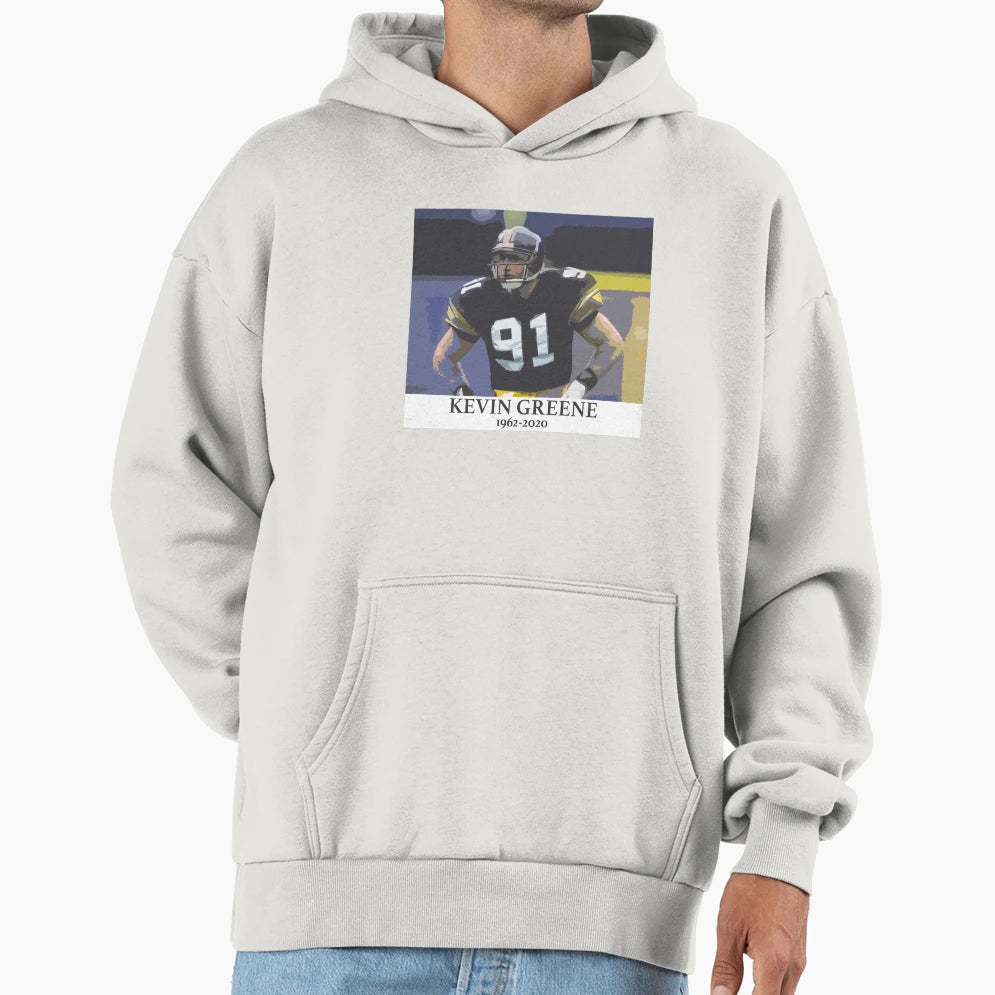 Kevin Greene Hoodie - Minimalist Print Unisex - T-Shirt, Sweatshirt, Hoodie