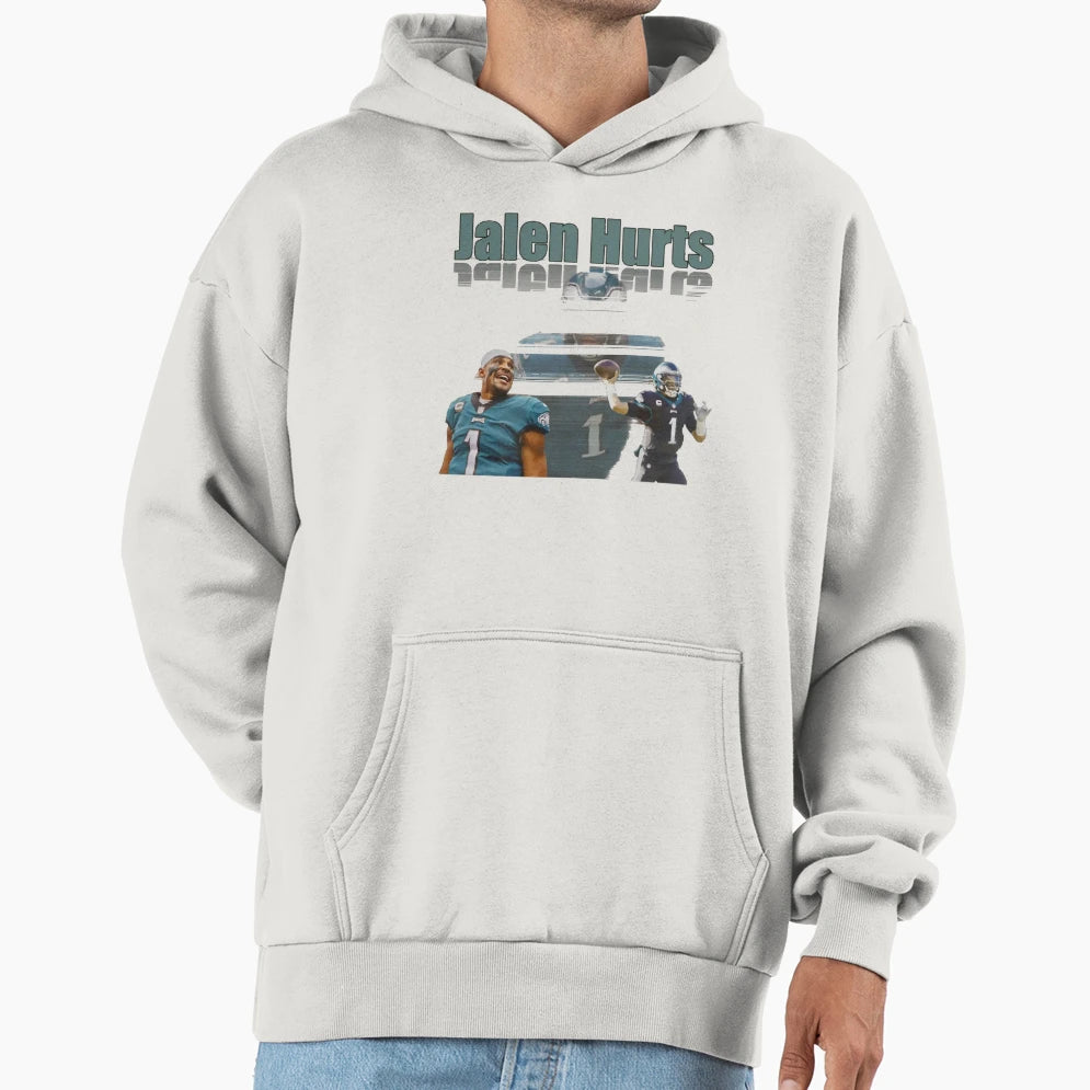 Quarterback Championship Player Sports Hoodie - Minimalist Print Unisex - T-Shirt, Sweatshirt, Hoodie
