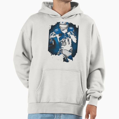 Calvin Johnson Detroit Tribute Hoodie - Novelty Apparel Unisex - T-Shirt, Sweatshirt, Hoodie