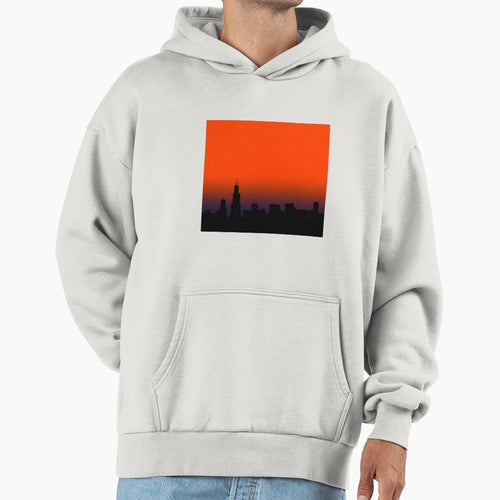Chicago Skyline Hoodie - Trendy Graphic for Adults - T-Shirt, Sweatshirt, Hoodie